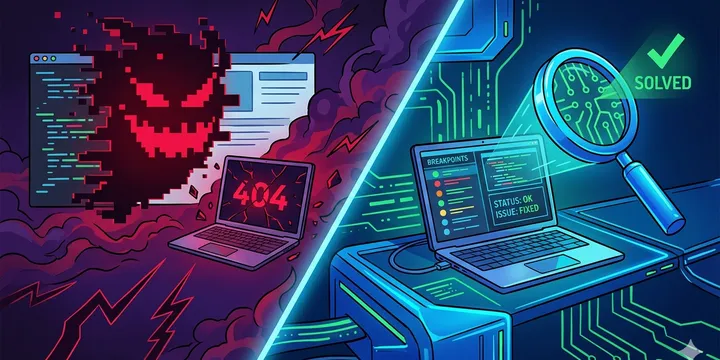 Editorial hero image for the core concept of this post. Stop guessing: 6 rules for real-world web troubleshooting